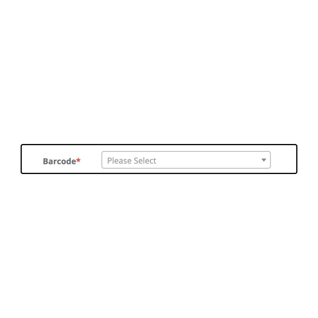 Barcode with Asset Tag or Model Number Barcode with Asset Tag or Model Number