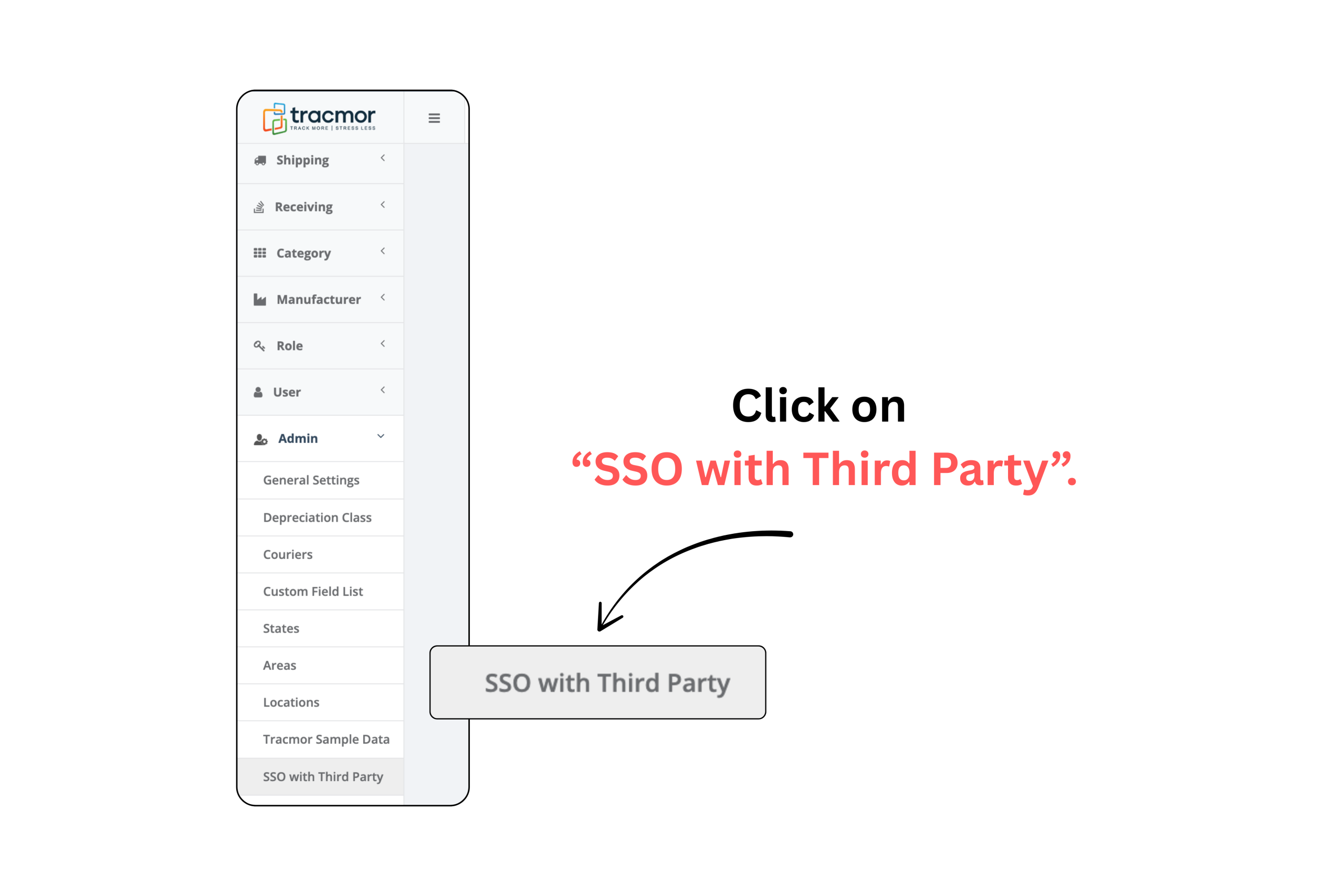 Log in to your Tracmor Admin Panel