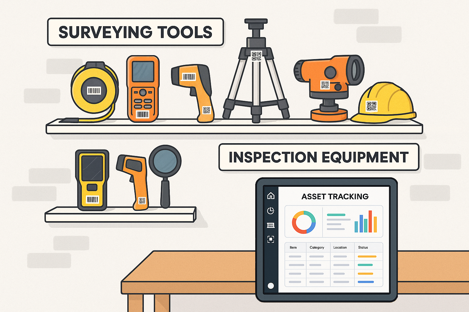 Benefits of Inventory & Asset Tracking for Surveyors & Inspectors