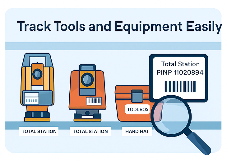 Track Tools and Equipment Easily