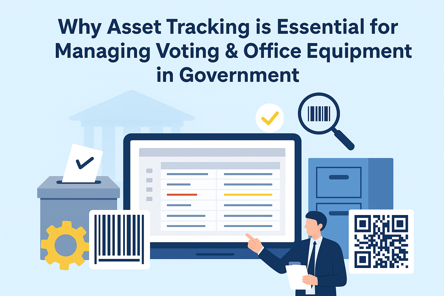 Why Asset Tracking is Essential for Managing Voting & Office Equipment in Government