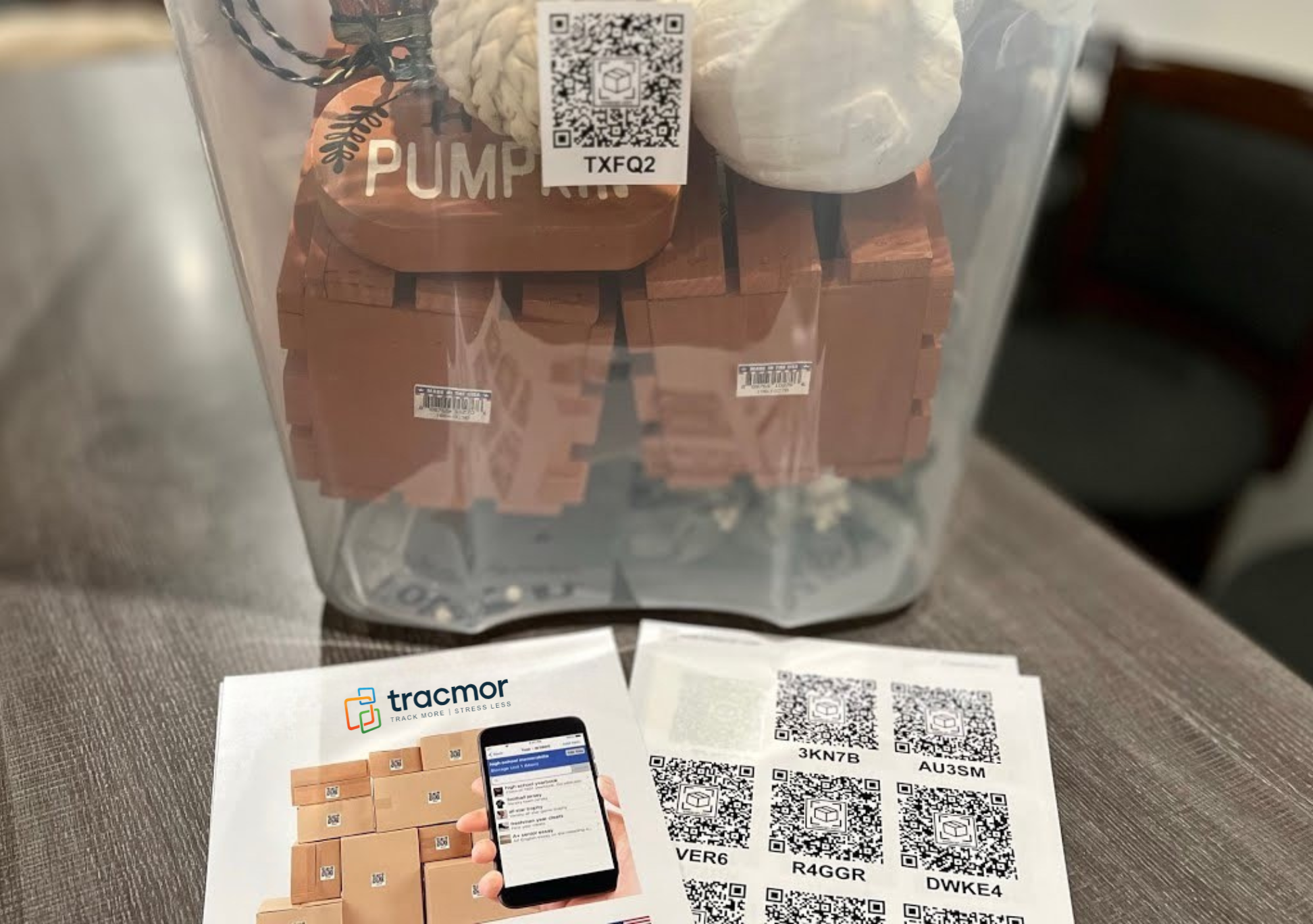 Online Storage Bin Organizer – Manage Your Plastic Totes Easily Using QR Codes & Barcodes