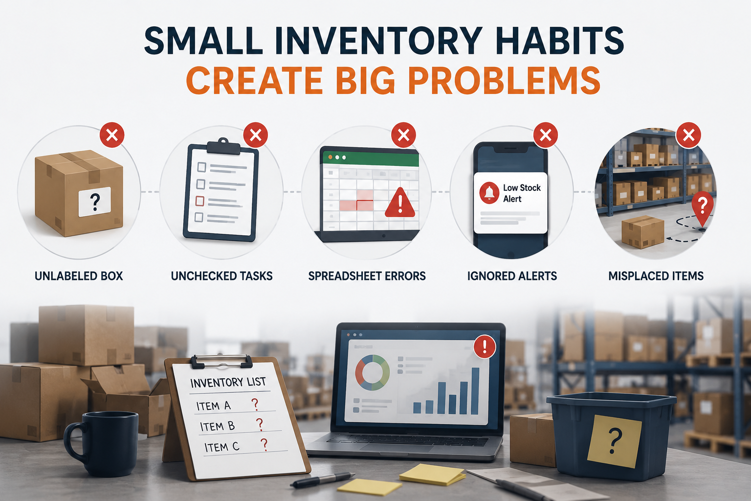 Small Inventory Habits That Create Big Problems Small Inventory Habits That Create Big Problems