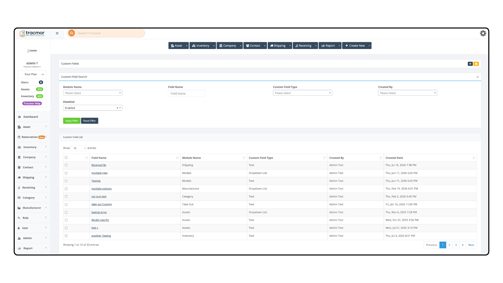 Tracmor Custom Fields give you a better way
